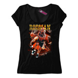 Remera Mujer Dennis Rodman Chicago Bulls Nba Dn4 Dtg