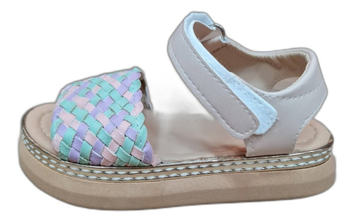 Sandalias Nenas Niñas Rosa Nude Multi Pastel Livianas Kids