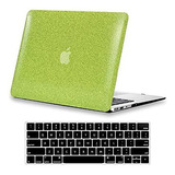 Funda Para Macbook Air 13  Piel Premium Y Teclado, Verde.