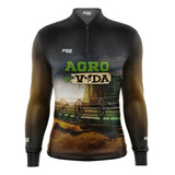 Camisa Camiseta Agricultura Agro Ref 24 - M L Proteção Uv50+