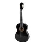 Guitarra Clásica Deviser L310 Black, Cuerdas Nylon, C/funda