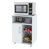 Mueble Organizador Rack Frutero Cocina Bajomesada Blanco