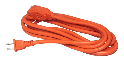 Extensión Eléctrica 10m Naranja Uso Rudo  Fulgore Fp0127