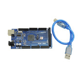 Placa Mega2560 R3 Com Cabo Usb Compatível Com Arduino Ch340