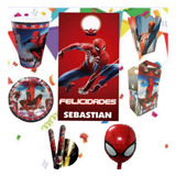 Hombre Araña Spiderman Paquete De Fiesta Cumpleaños 30 Niños