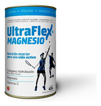 Ultraflex Colageno+ Magnesio X420 Gr Articulaciones Y Huesos