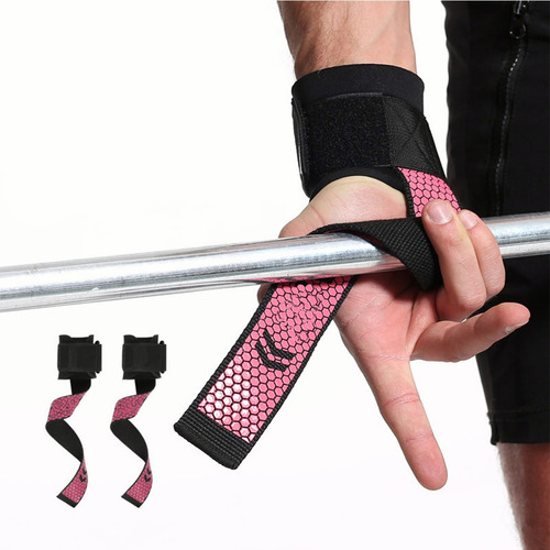 Par De Straps Muñequera Gym Crossfit Pesas Correa De Soporte