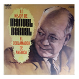 Manuel Bernal - Declamador De América (1968) 3 Disc Lp 33rpm