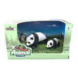 Oso Panda Animales De La Selva Familia Toy New 99720 Bigshop