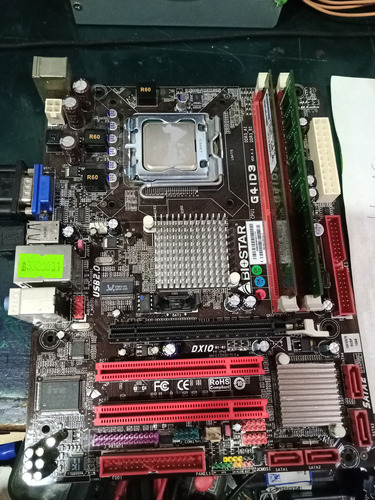 Combo Board Biostar + G41 Intel Core2quad+ 8gb Ram 