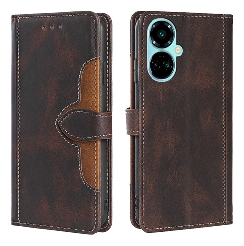 Funda De Poliuretano Brown Skin Feel Para Tecno Camon 19/19