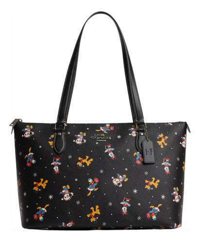 Bolso Tote Coach Disney Mickey Y Minnie Mouse Original Cm189