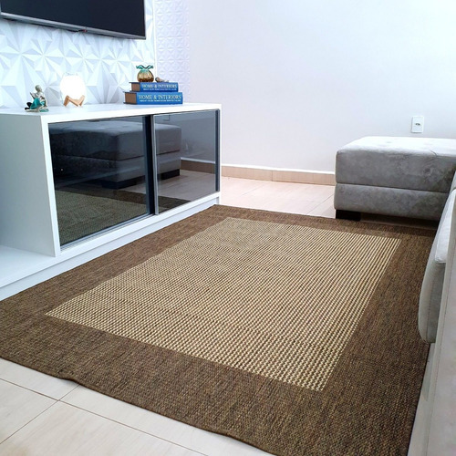 Tapete De Sala Lindo Sisal 2,00x1,50 Com Ponteiras De Aço