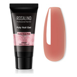 Rosalind Gel De Uñas De Polietileno Rosa Nude, Extensión De