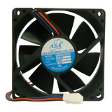 Ventilador Cooler Ventoinha 8x8x2,5cm 12v