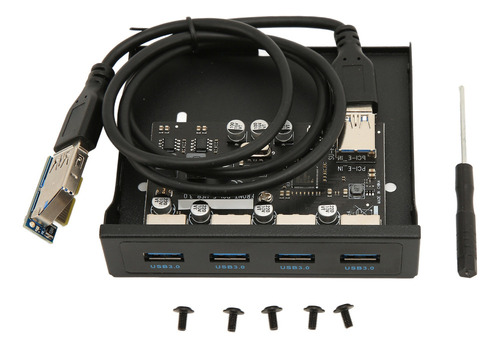 Painel Frontal Pcie Para Usb 3.0 Pc 4 Portas 5gbps Pcie Usb