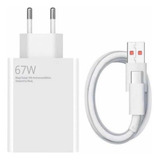 Carregador 67w + Cabo Usb 6a Para Xiaomi Com Nota Fiscal