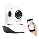 Cámara De Seguridad Ip Wifi Robot 1080p Hd 360° 3 Antenas