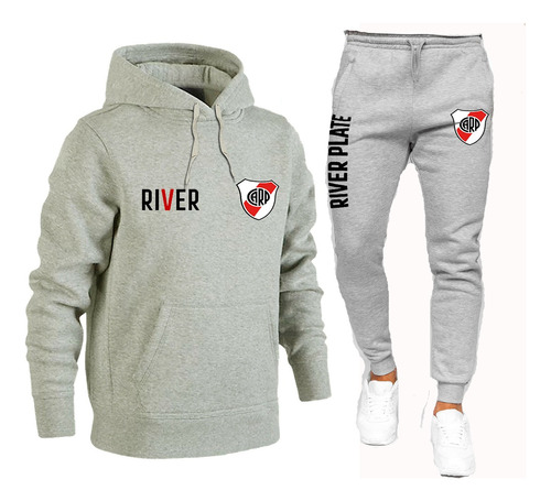 Conjunto Buzo Y Pantalón Jogging De Algodón Con Friza 06