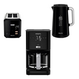 Krups Set Smart & Light, Cafetera, Tetera Y Tostador