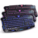 Combo Gamer Teclado Mouse Retroiluminado V100 Super Xblaster