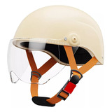 Casco De Moto Casco Vintage Para Adultos Hombres Mujeres