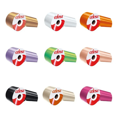 6 Rollos Listón Decorativo Moños Celosa #22 (70 Mm) | Envío gratis