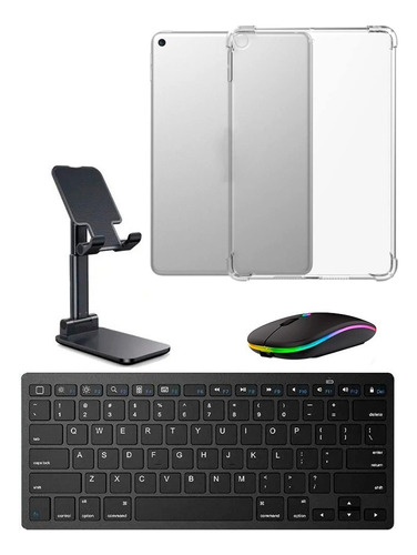 Teclado + Suporte+ Mouse + Capa Tpu Para iPad Air 3ª Geração