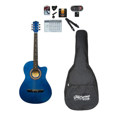 Guitarra Elctroacusctica Mccartney Slim Cg851 C\u002Faccesorios Color Azul Material Del Diapasón Arce Orientación De La Mano Diestro | Meses sin interés