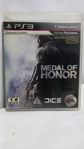 Medal Of Honor Limited Edition Ps3 Mídia Física