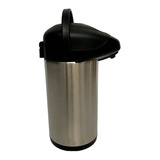 Termo Bomba Para Café Con Dispensador 3 Lt Home Elements Color Plateado