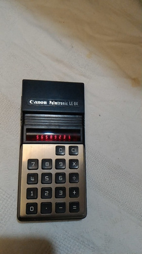 Calculadora Canon Paltronic Le-84 Vintage Años 1970 