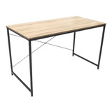Escritorio Top Living Desk-3 Melamina, Metal De 120cm X 71.5cm X 60cm