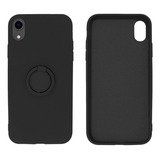 Capa Pop Finger Apoio Dedo Compatível Com iPhone XR Cor Preto