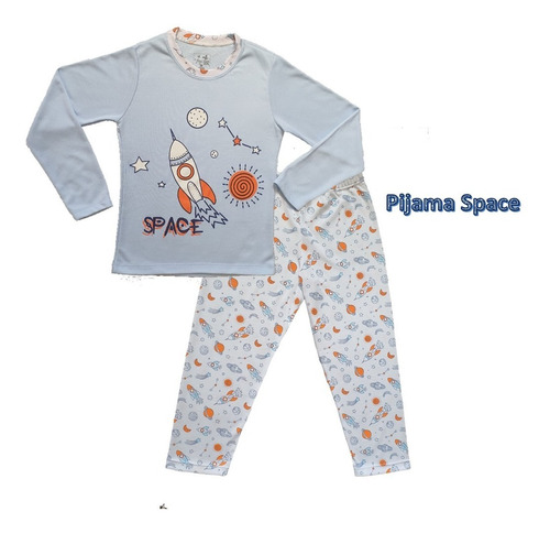 Pijama Infantil Niño Modelo Space