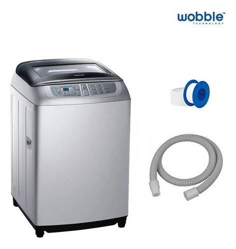 Lavarropas Automatico Samsung Wa80f5s4uda 8 Kg Silver Color 