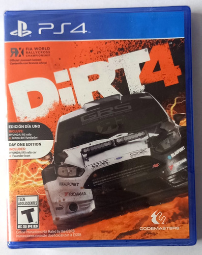 Dirt 4 Juego Ps4 Cerrado Nuevo Fisico