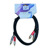 Cable Audio 2 Rca A 2 Rca Reforzado Extension Auxiliar
