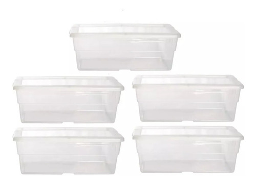 5 Caja Zapatos Transparente Multiusos Organizador