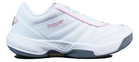 Zapatilla Topper Tie Break Iii Blanco/rosa Dama Deporfan 