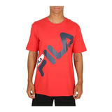 Remera Fila Logotype Rojo Azul Hombre