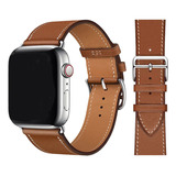 Correa De Cuero Para Apple Watch 38 40 41 42 44 45 49 Ultra