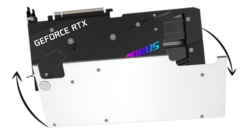 Ek-vector Aorus Rtx 2080 Ti Backplate - Nickel