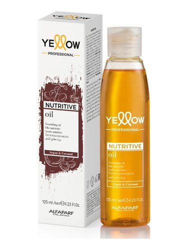 Aceite Nutritivo Y Luminoso Antifrizz Yellow Alfaparf 