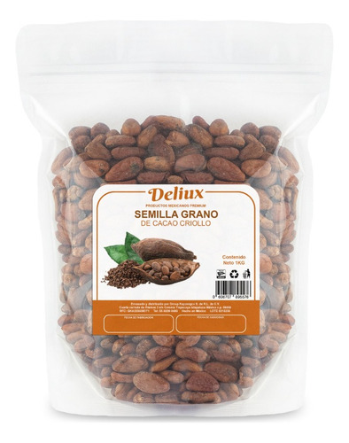 Semilla Grano De Cacao  Criollo 1kg
