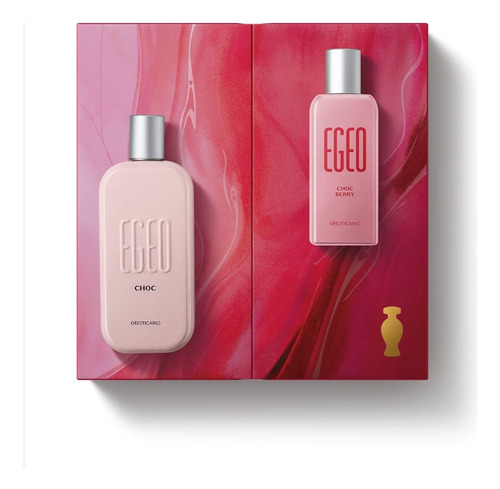 Kit Perfume Egeo Choc Desodorante Colônia E Choc Berry Limitado Oboticário Mulher Fragrância Feminina (2 Itens) Presente Dia Dos Namorados