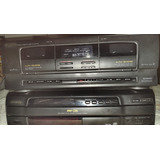 Deck Cassette Y Cd Charola 5 Discos Aiwa Funcionan, Detalles