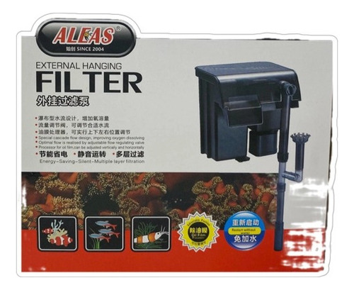 Filtro Externo Hang On Aleas Xp-08 680l/h Skimmer Superfície 110v