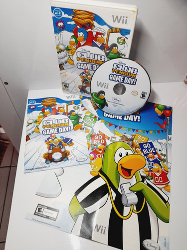 Club Penguin Game Day Nintendo Wii. Completaço Impecável!