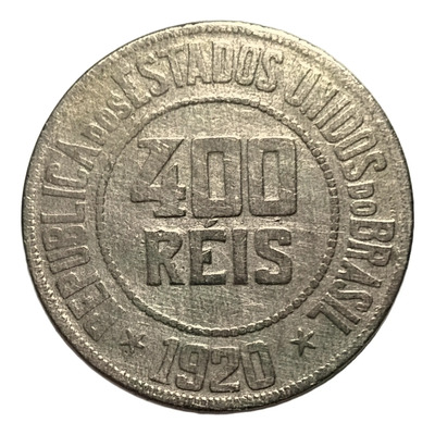 Moeda 400 Reis 1919 | Mercado Livre